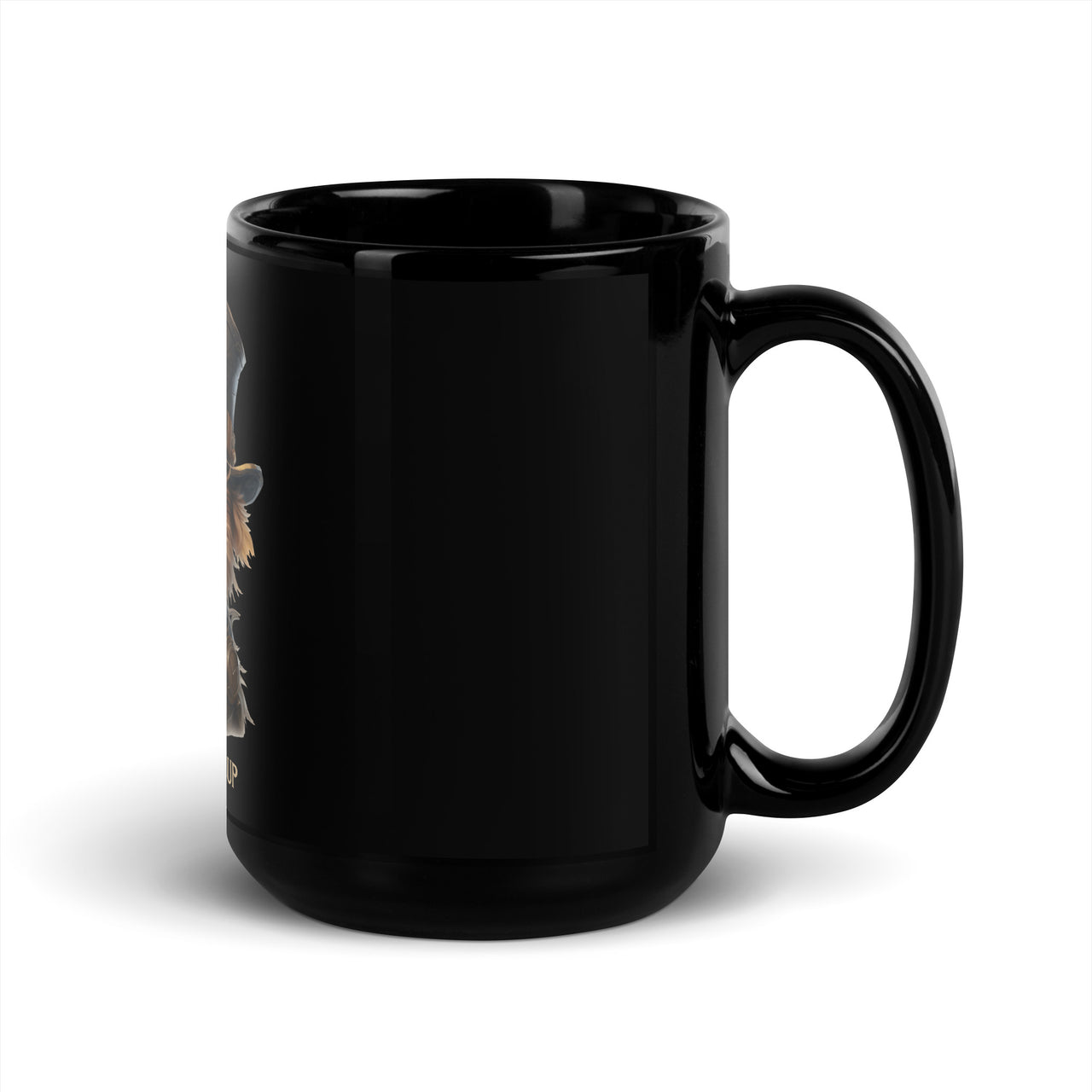 Steampunk Style Dog - Steampunk Pup Black Mug