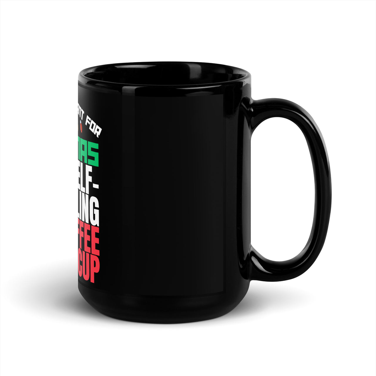 Self-Refilling Coffee Cup Black Mug