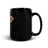 Thumbnail for Silly Cow Tongue-Out A Whimsical Black Mug