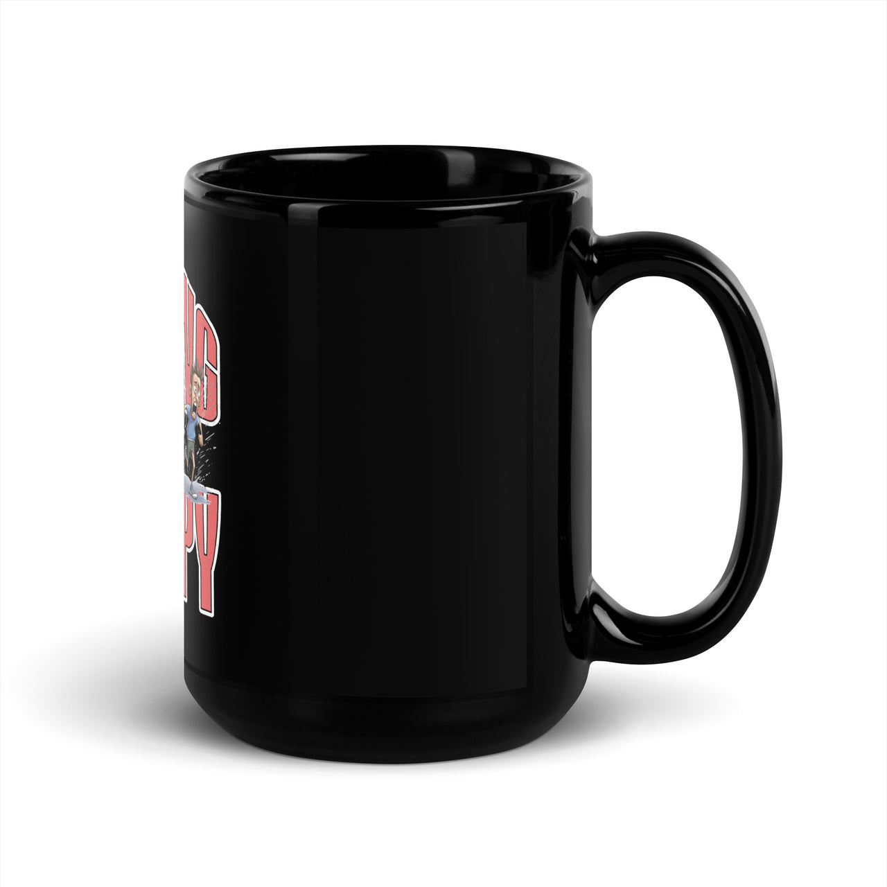 Jogging is My Therapy for Funny Runners Black Mug