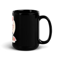 Thumbnail for Sorry, No Ramen: Anime Cat in Bowl Black Mug