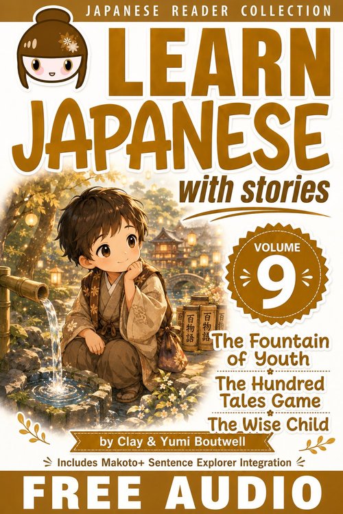 Cover of Learn Japanese with Stories Volume 9: The Fountain of Youth