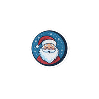 Vintage Santa Smiles Christmas Cheer Sticker