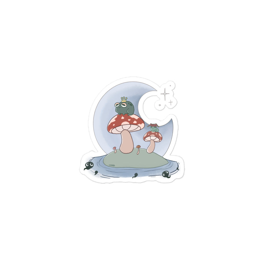 Countrycore Frogs & Mushrooms Whimsical Sticker