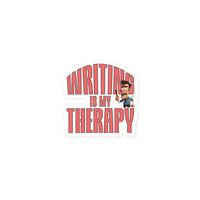 Thumbnail for Writing is my Therapy Pen Stress Away Sticker