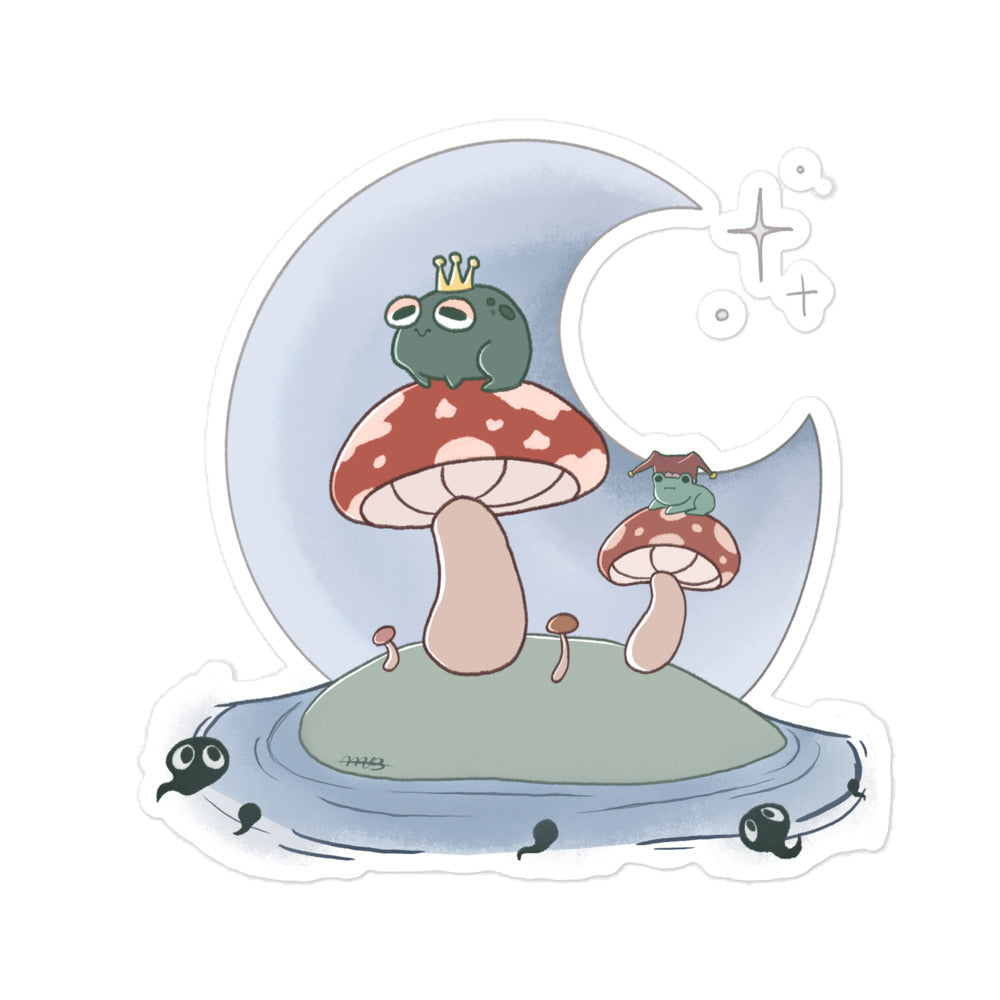 Countrycore Frogs & Mushrooms Whimsical Sticker