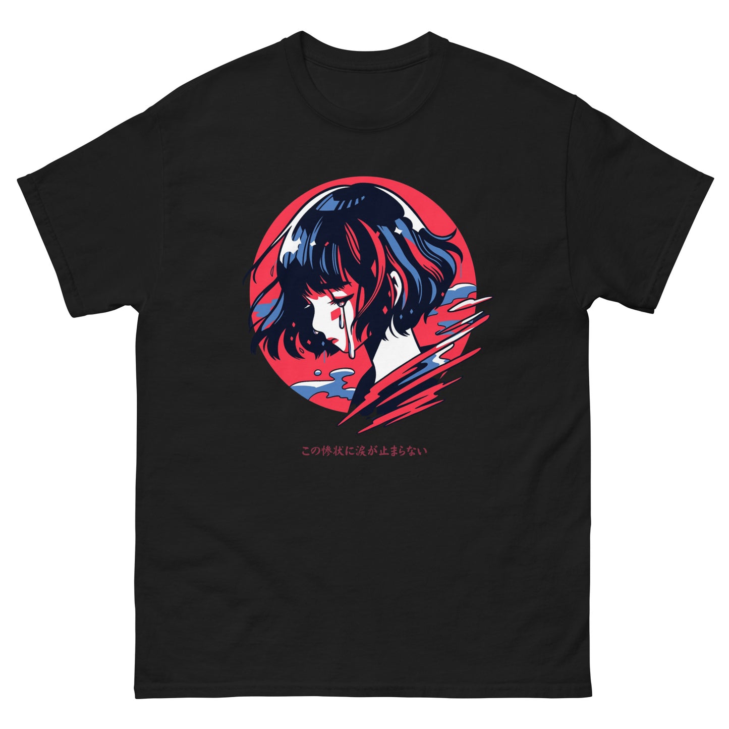 Anime Girl in Tragedy T-Shirt