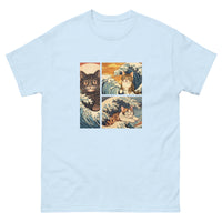 Thumbnail for Ukiyo-e Cats Riding The Waves T-Shirt