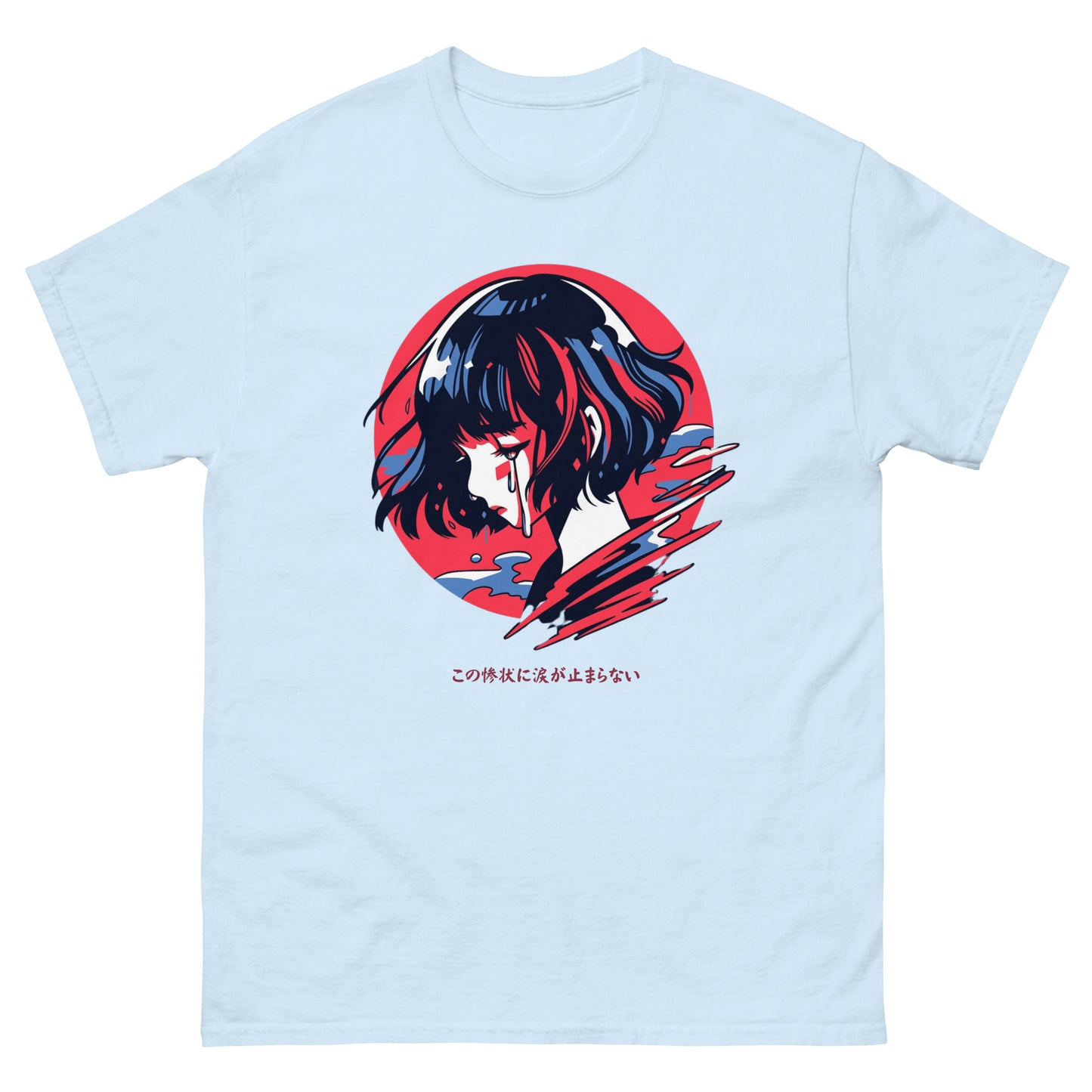Anime Girl in Tragedy T-Shirt