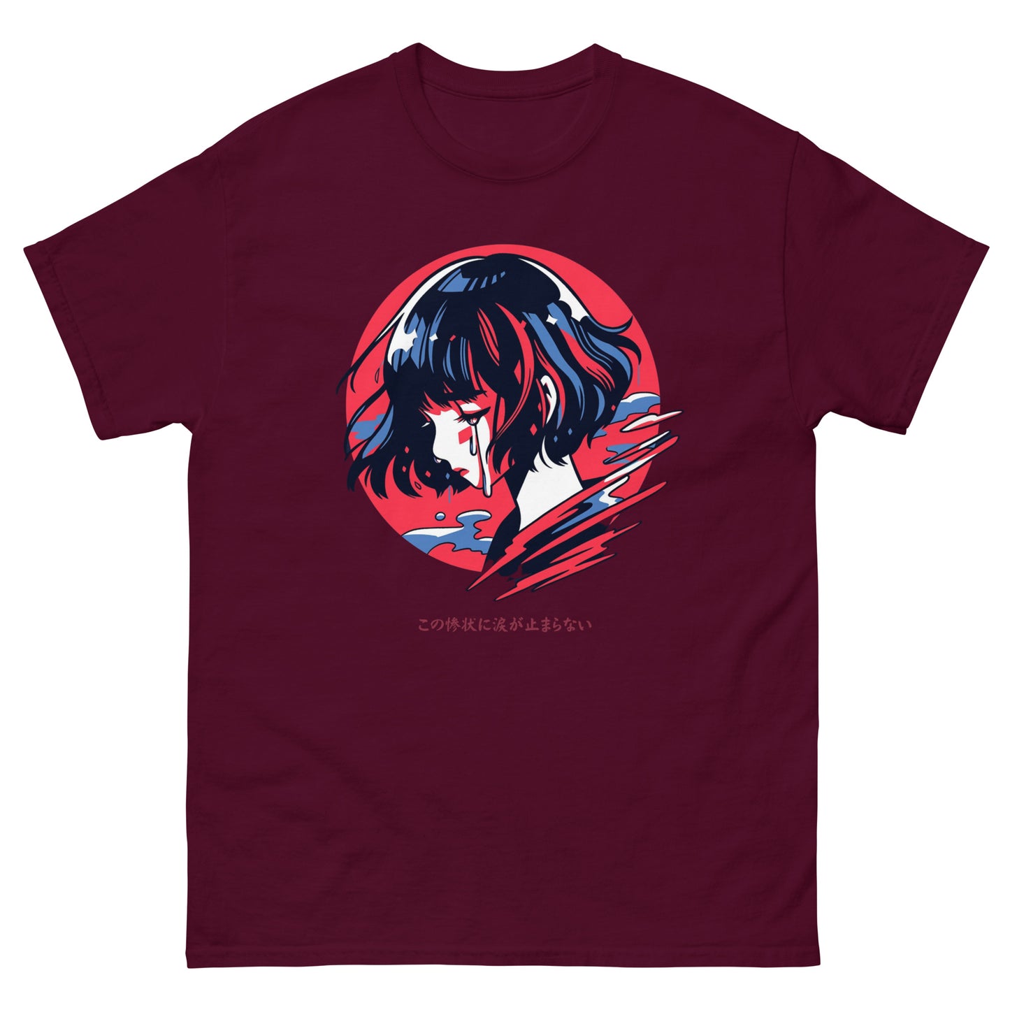 Anime Girl in Tragedy T-Shirt