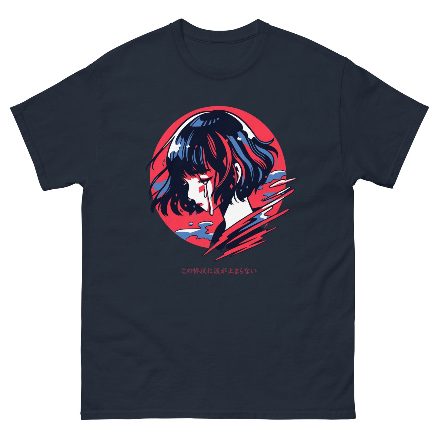 Anime Girl in Tragedy T-Shirt
