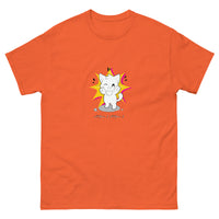 Thumbnail for Power! Power! Happy Kitty Japanese Style Short-Sleeve Unisex T-Shirt