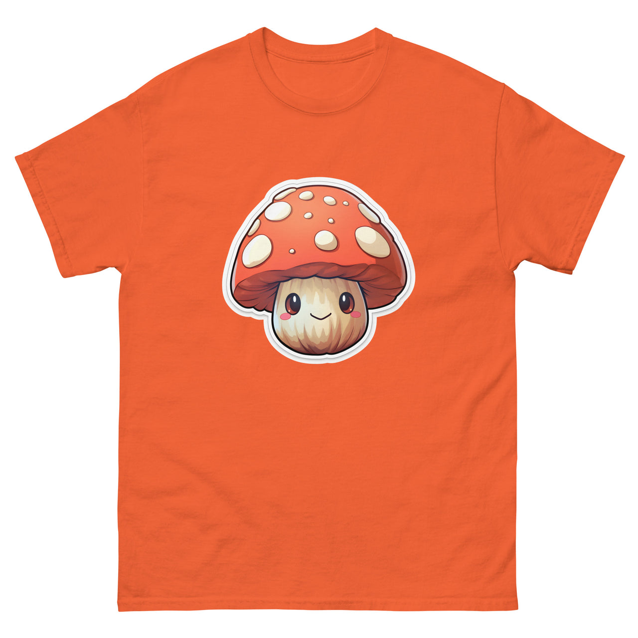 Smiling Anime Mushroom T-Shirt