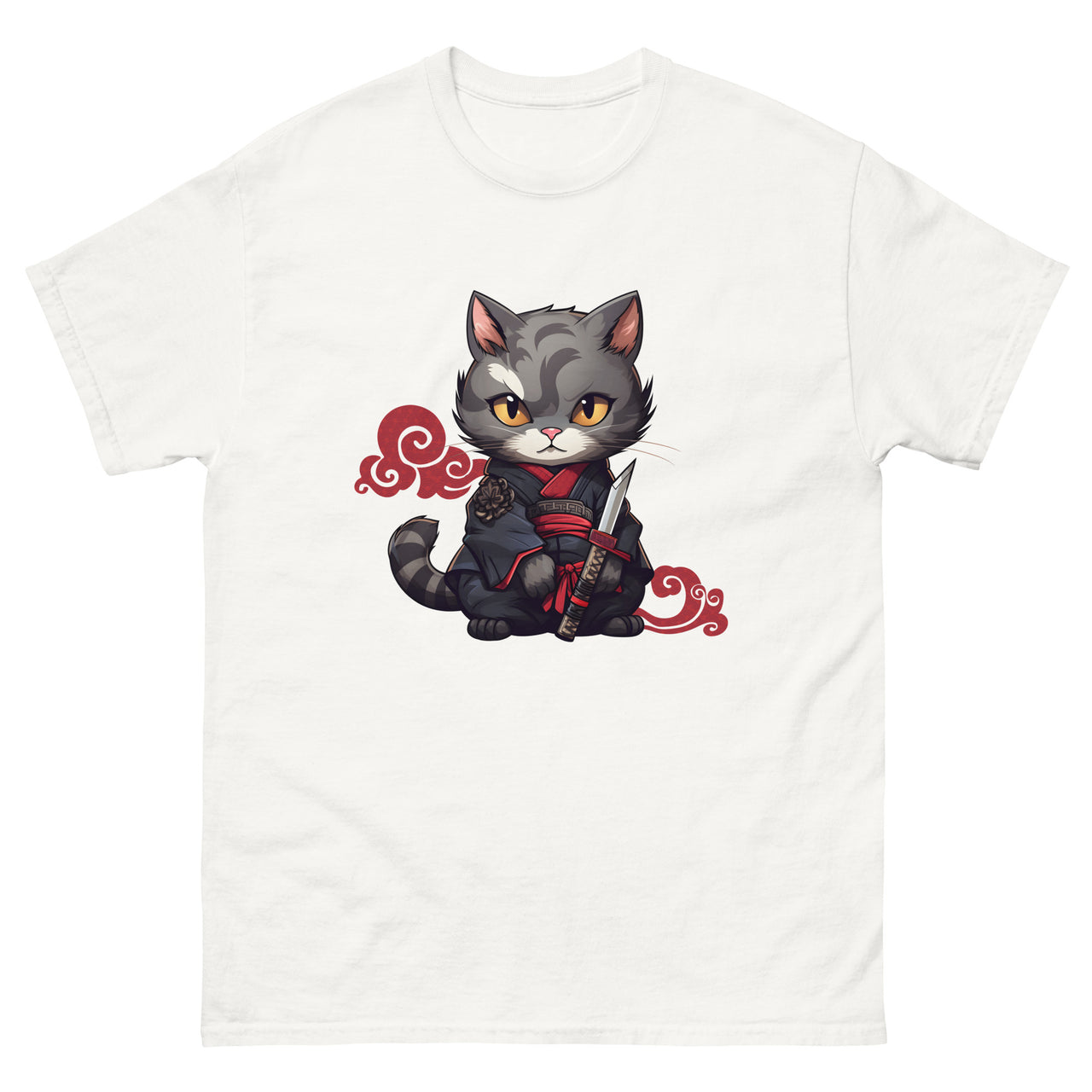 Katana Selfie: Warrior Cat's Photo Op T-Shirt