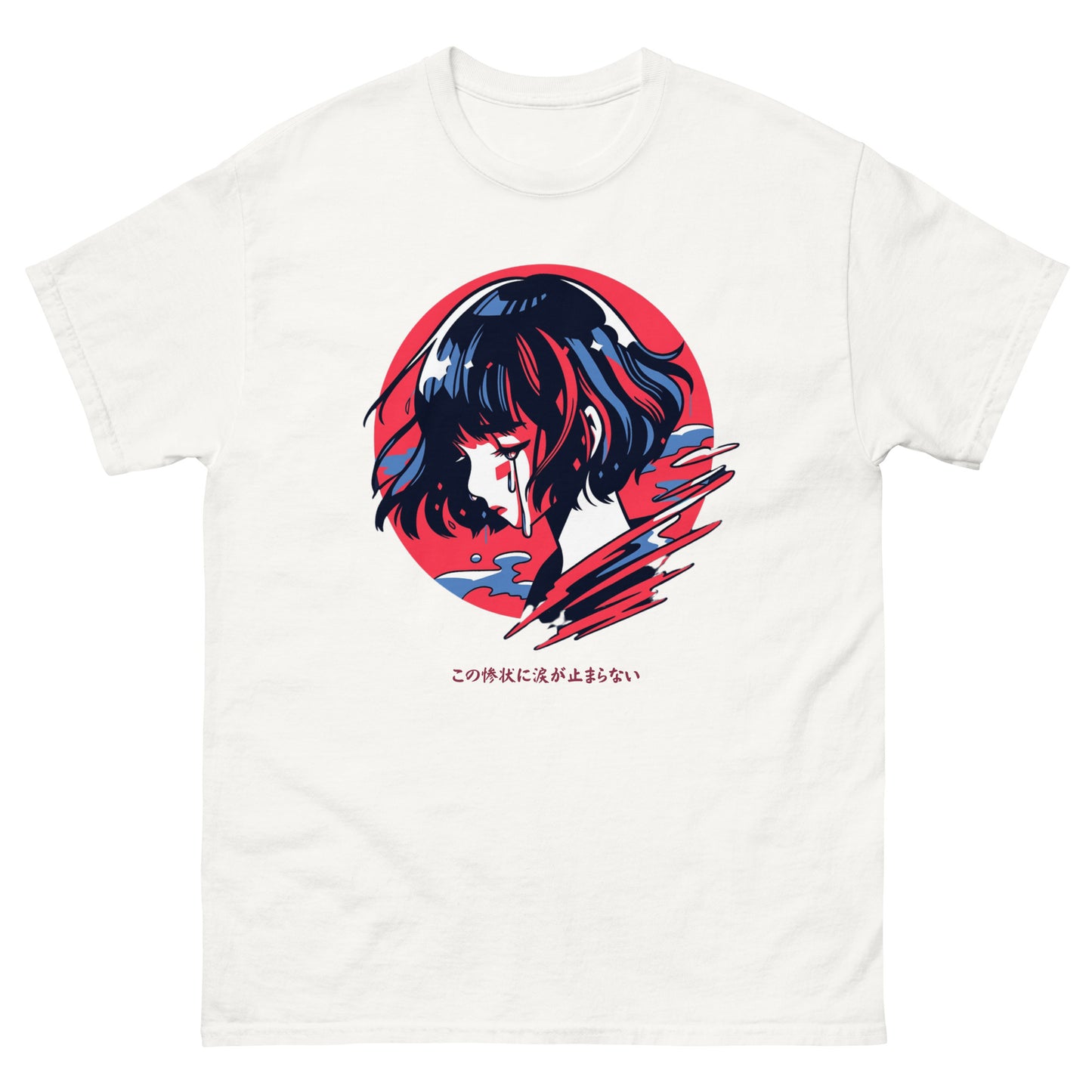 Anime Girl in Tragedy T-Shirt