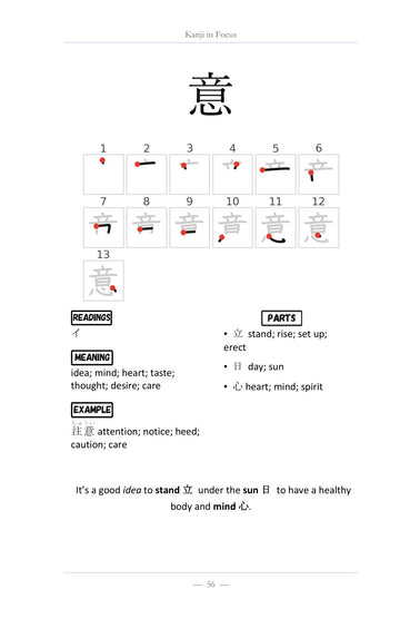 Kanji in Focus, page 57 of Learn Japanese with Stories Volume 19: Kicchomu's Horse
