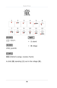 Kanji in Focus, page 45 of Learn Japanese with Yokai Volume 1: The Kappa