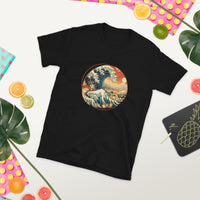 Ukiyo-e Cats Riding the Great Wave T-Shirt