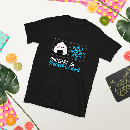Onigiri and Snowflakes T-Shirt