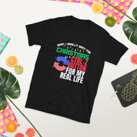 Christmas Laughs Control-Z Button Humor T-Shirt