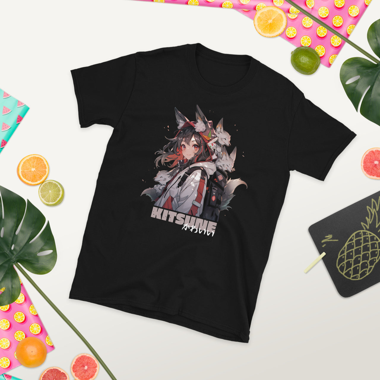 Kitsune Kawaii: Anime Fox Squad T-Shirt