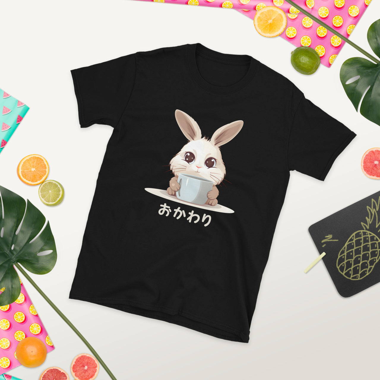 Kawaii Bunny: Okawari Coffee Refill T-Shirt