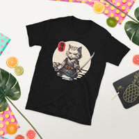 Thumbnail for Neko Warrior - Cute Samurai Cat T-Shirt