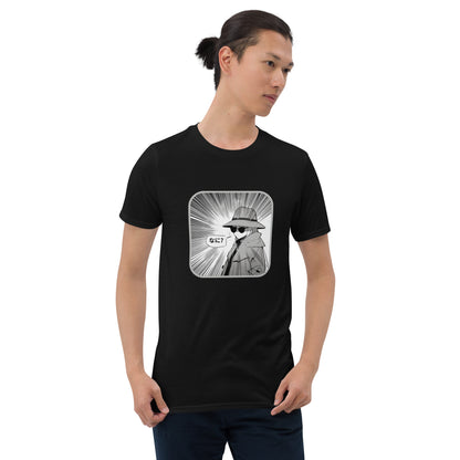 "Nani?" Suspicious Anime Girl Short-Sleeve Unisex Anime-Styled Shirt