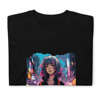 Cyberpunk Anime Game Over T-Shirt