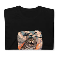 Thumbnail for Cat Destroys City - Satisfaction Level 4 T-Shirt