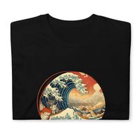 Ukiyo-e Cats Riding the Great Wave T-Shirt