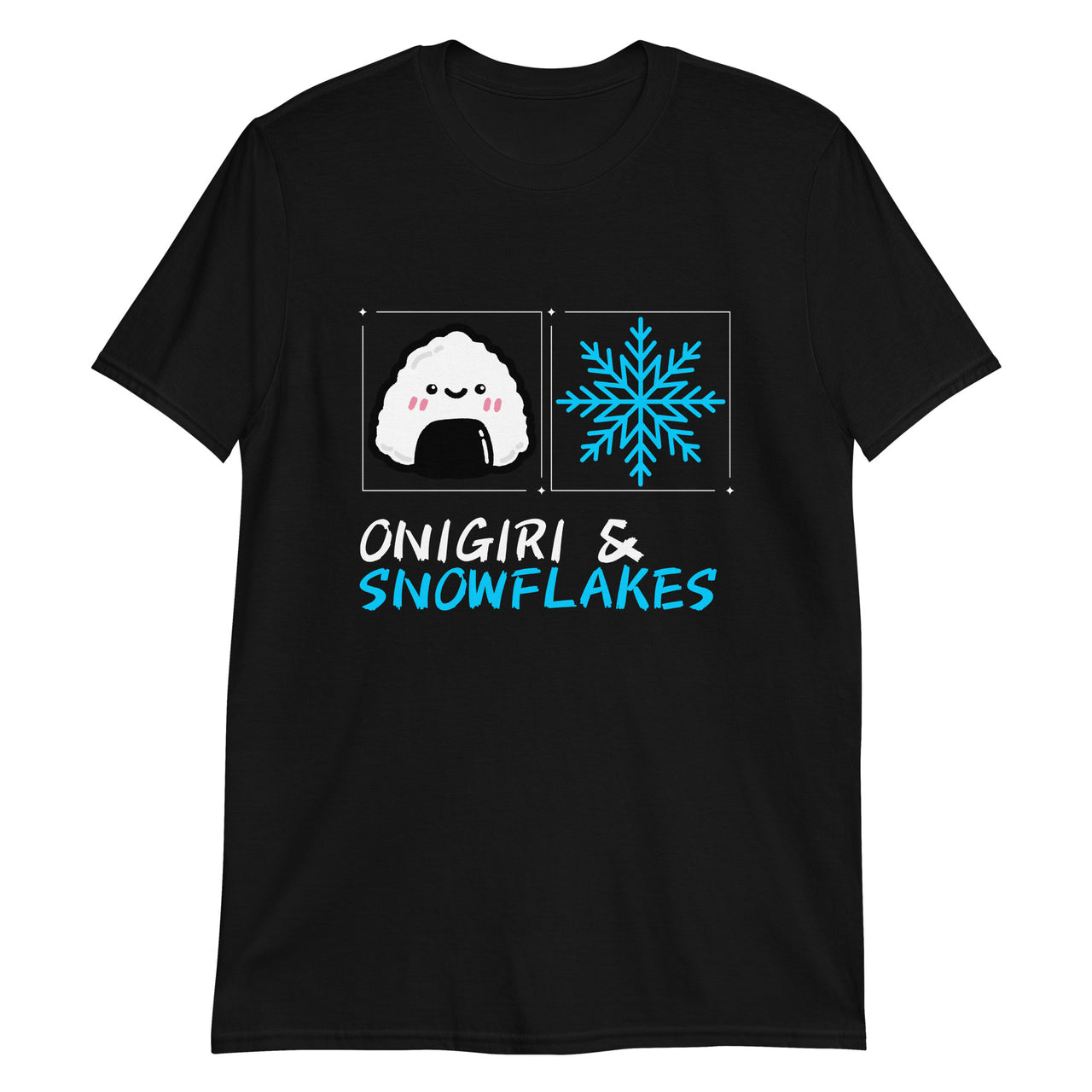 Onigiri and Snowflakes T-Shirt