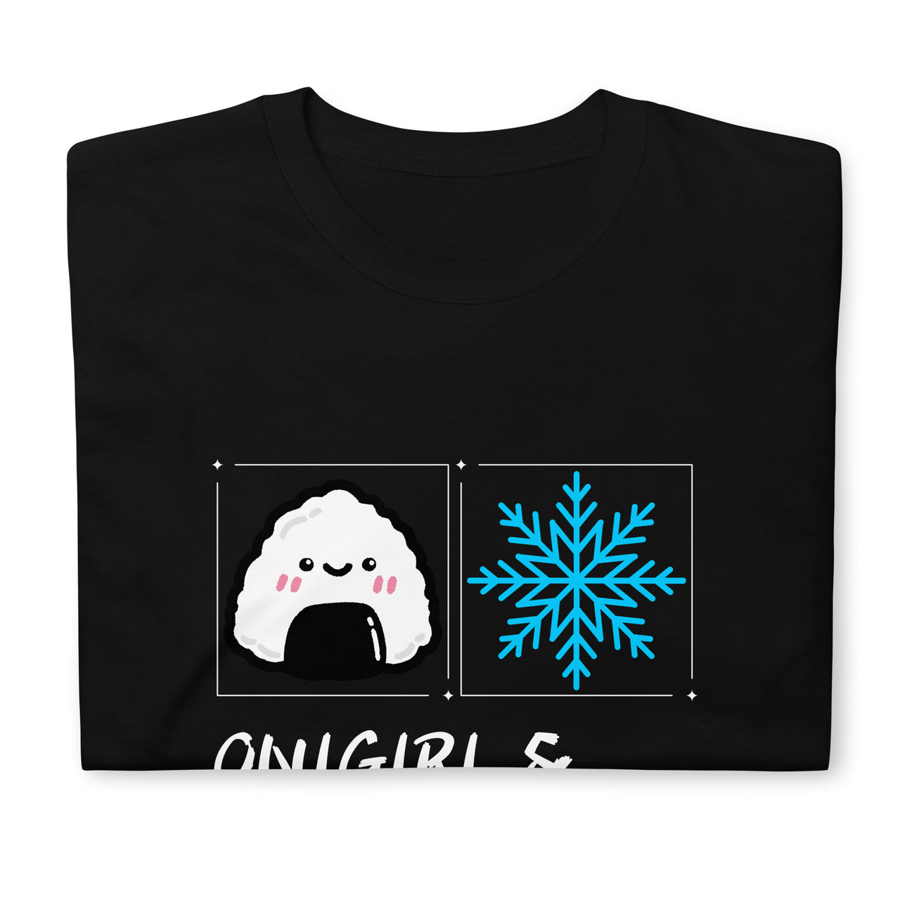 Onigiri and Snowflakes T-Shirt