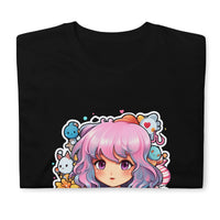 Thumbnail for Kawaii Kingdom Anime Girl Cute Critters T-Shirt