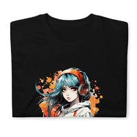 Thumbnail for Anime Beats: Girl with Headphones T-Shirt