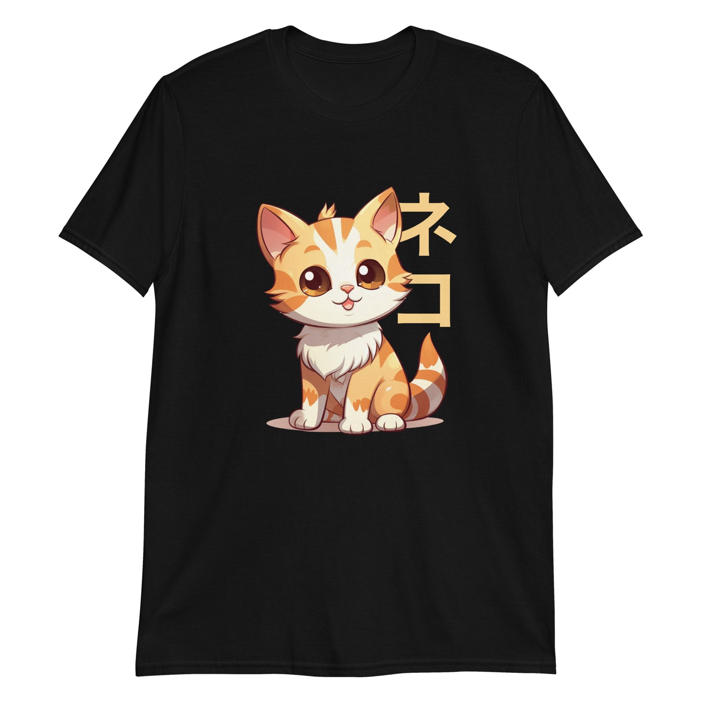 Cute Anime Cat Neko: Paws & Whiskers T-Shirt