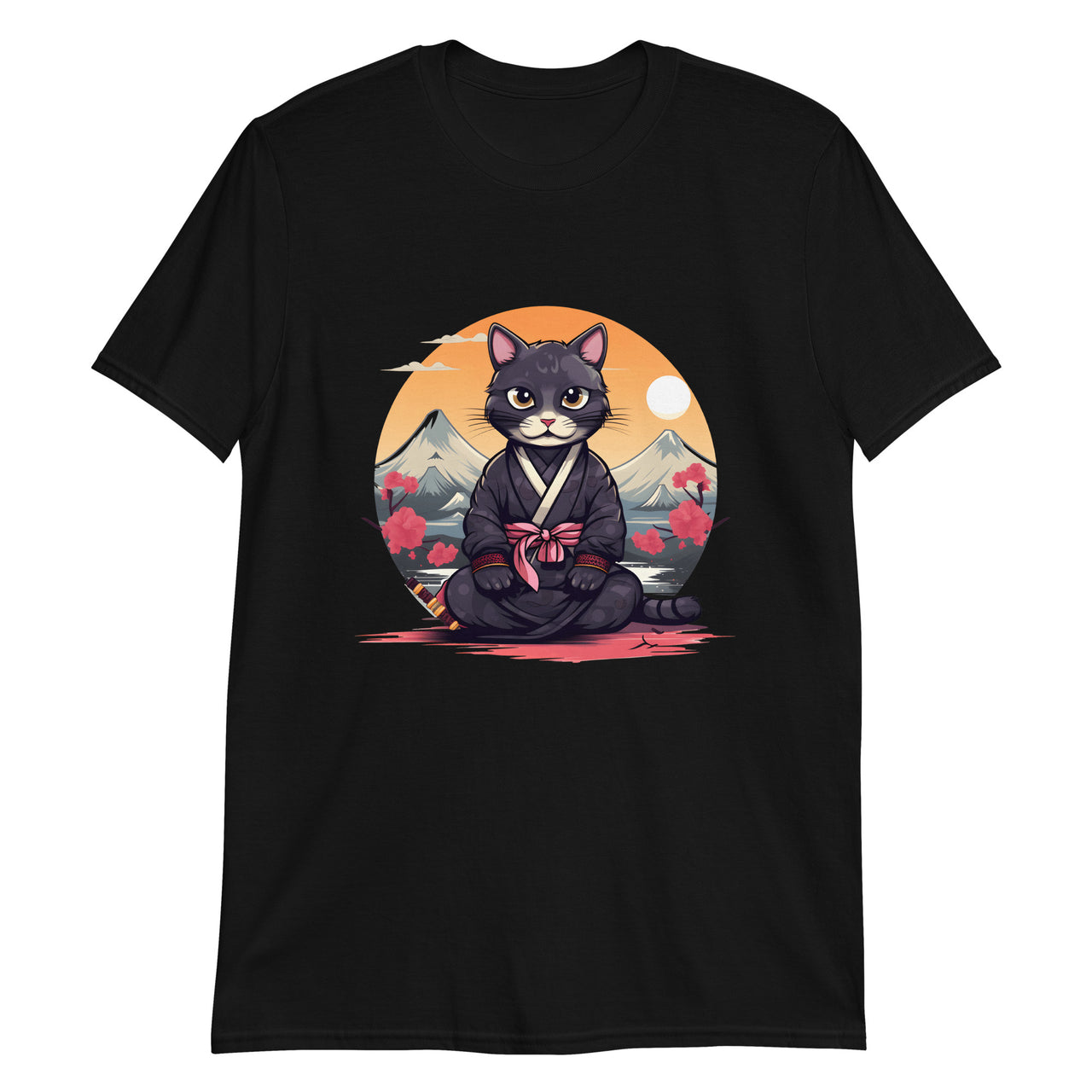 Warrior Cat Zen: Peace Amidst Battle T-Shirt