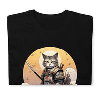 Japanese Samurai Cat Kawaii Manga Neko T-Shirt