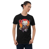 Thumbnail for Japanese Samurai Cat Warrior T-Shirt