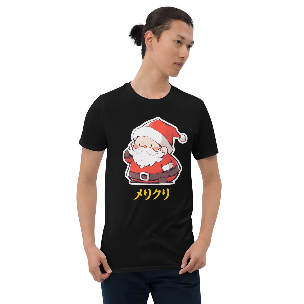 Chibi Merikuri Santa in Japanese T-Shirt