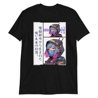 Thumbnail for Cyberpunk Anime Girl from Neo Tokyo T-Shirt