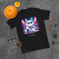 Thumbnail for Super Star Japanese Cat Rocker on Stage T-Shirt