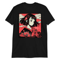 Setsunai Kimono Girl in Anime Style T-Shirt