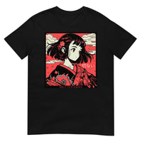 Thumbnail for Setsunai Kimono Girl in Anime Style T-Shirt