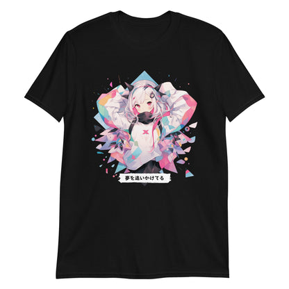Chasing Dreams Geometric Anime T-Shirt
