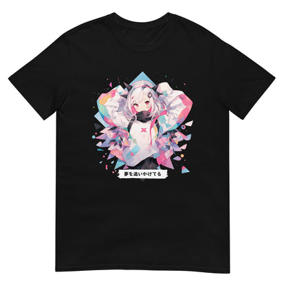 Chasing Dreams Geometric Anime T-Shirt