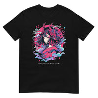 Anime Girl with Dragon Mask T-Shirt