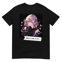 Thumbnail for Cute Anime Girl and Butterflies T-Shirt