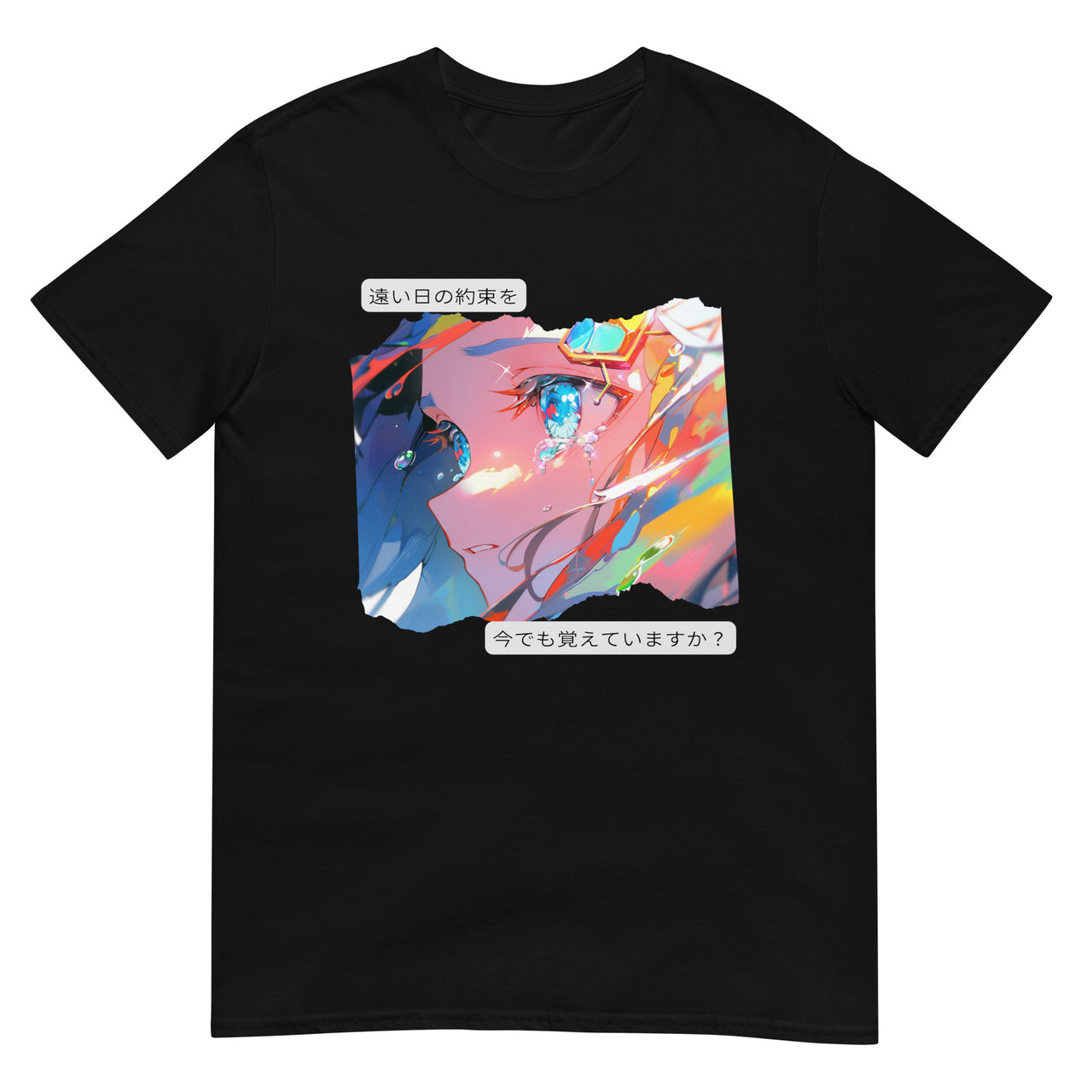 Anime Girl with Pastel Tears T-Shirt