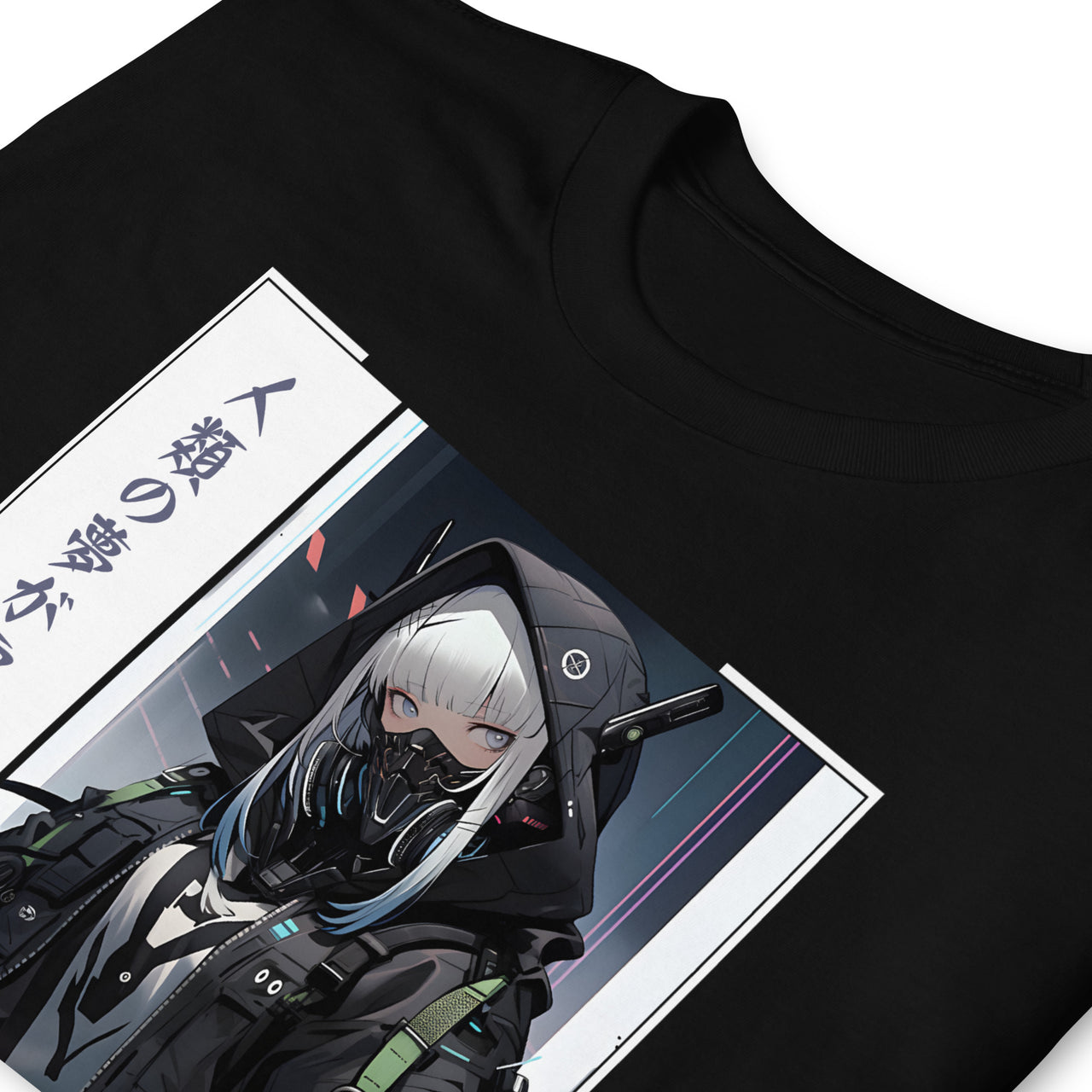 Human Cyberpunk Anime Japanese Style T-Shirt